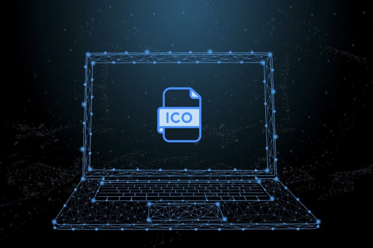 Ico and a laptop icon